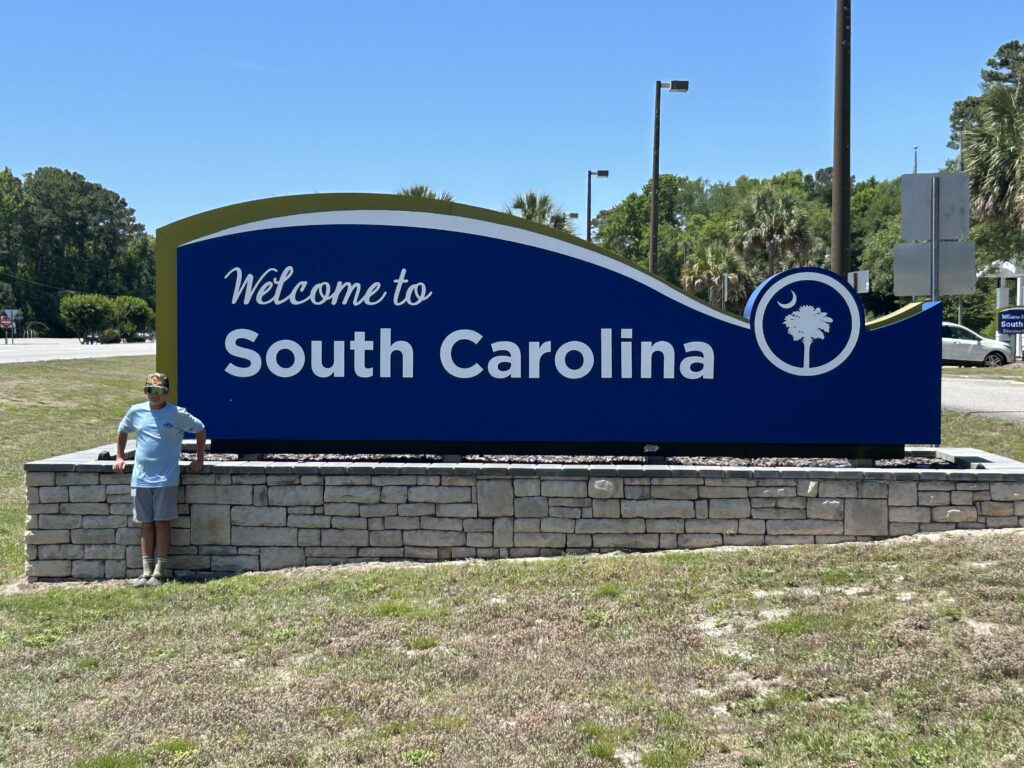 Welcome To South Carolina Sign Image